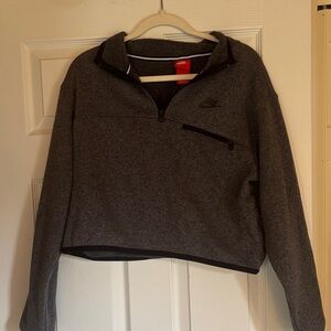Nike Women’s Charcoal Zip-Up Sweater